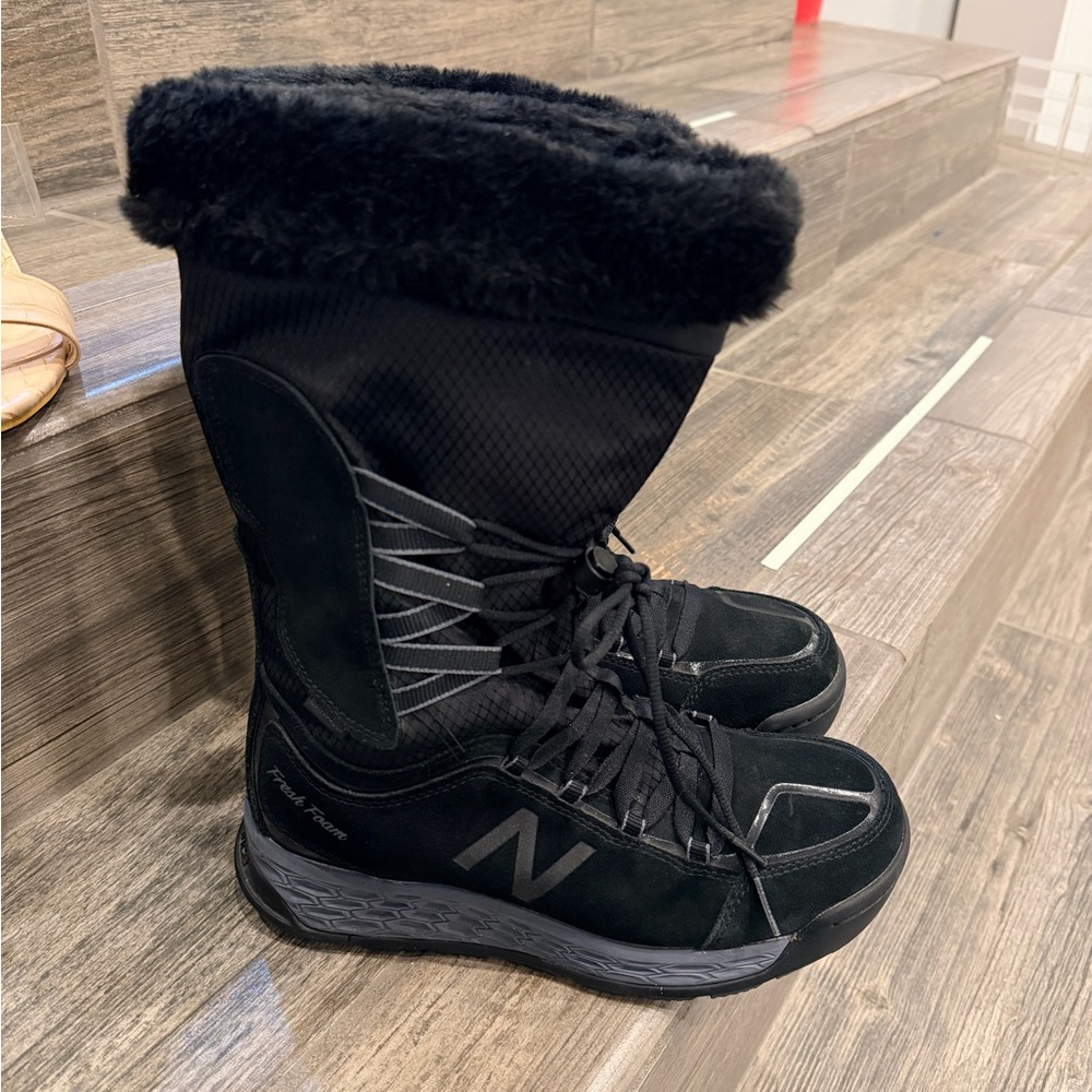 New Balance Winter Snow Boot Women's BW1000BK Fresh Foam Walking Shoes
